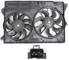 COOLING FAN ASSY FOR TURBOCHARGED VEHICLES W/2 BLADES