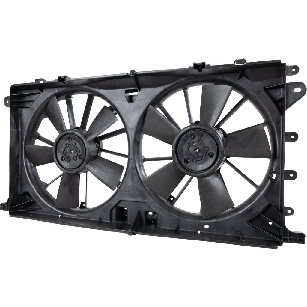 RADIATOR CONDENSER FAN ASSY W/ DUAL FAN ASSY / HEAVY DUTY W/O TOW PKG