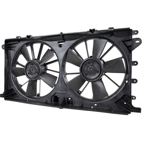 RADIATOR CONDENSER FAN ASSY W/ DUAL FAN ASSY / HEAVY DUTY W/O TOW PKG