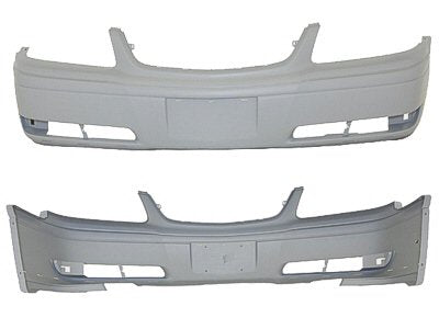 BUMPER FR PRIMED SS MODEL W/LOWER VALANCE SLOTS