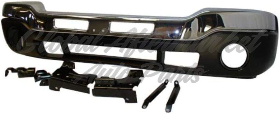 BUMPER LOWER FR MATTE-BLACK W/FOG LAMP HOLE