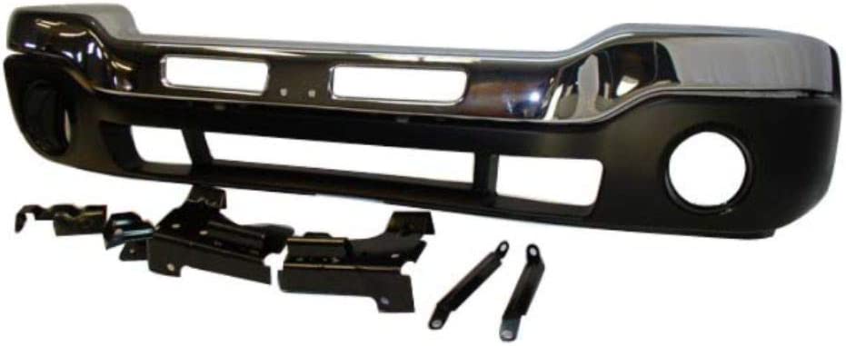 BUMPER LOWER FR MATTE-BLACK W/FOG LAMP HOLE
