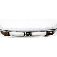 BUMPER FACE BAR FR CHROME W/BRACKET W/FOG LAMP HOLE