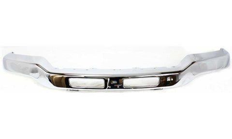 BUMPER FACE BAR FR CHROME W/BRACKET W/FOG LAMP HOLE