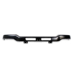 BUMPER FR W/BRACKET/TWO AIR OPENINGS PAINTED BLACK STEEL — photo 1