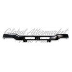 BUMPER FR W/BRACKET/TWO AIR OPENINGS PAINTED BLACK STEEL — photo 1