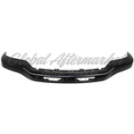 BUMPER FR W/BRACKET/TWO AIR OPENINGS PAINTED BLACK STEEL — photo 2