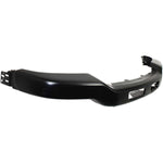 BUMPER FR W/BRACKET/TWO AIR OPENINGS PAINTED BLACK STEEL — photo 4