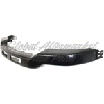 BUMPER FR W/BRACKET/TWO AIR OPENINGS PAINTED BLACK STEEL — photo 5