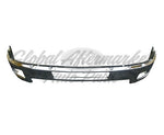 BUMPER FR W/FOG LAMP HOLE CHROME STEEL CAPA — photo 1
