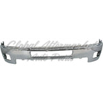 BUMPER FR W/FOG LAMP HOLE CHROME STEEL CAPA — photo 2