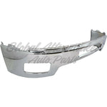 BUMPER FR W/FOG LAMP HOLE CHROME STEEL CAPA — photo 4
