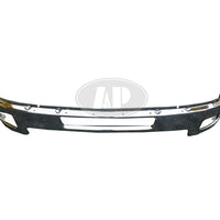 BUMPER FR W/FOG LAMP HOLE CHROME STEEL