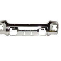 BUMPER FACE BAR FR STEEL W/O SENSOR CHROME