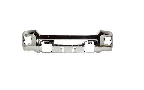 BUMPER FACE BAR FR STEEL W/O SENSOR CHROME