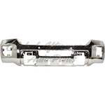 BUMPER FACE BAR FR STEEL W/SENSOR CHROME — photo 2