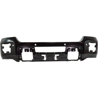 BUMPER FACE BAR FR STEEL W/SENSOR BLACK PTM