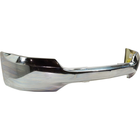 BUMPER FACE BAR FR STEEL CHROME W/O FOG LAMPS/SENSORS