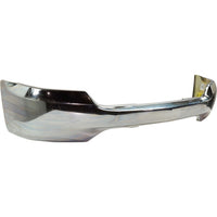 BUMPER FACE BAR FR STEEL CHROME W/O FOG LAMPS/SENSORS