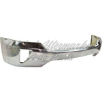 BUMPER FACE BAR FR STEEL CHROME W/FOG LAMPS/SENSORS — photo 1
