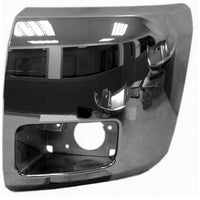 BUMPER END FR LH CHROME W/FOG LAMP HOLE 1500/HYB