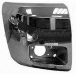 BUMPER END FR RH CHROME W/FOG LAMP HOLE 1500/HYB — photo 1