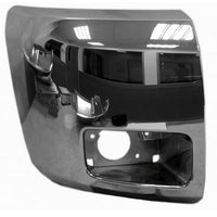 BUMPER END FR RH CHROME W/FOG LAMP HOLE 1500/HYB