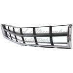 GRILLE LOWER CENTER (BUMPER GRILLE) MATTE-DARK GRAY W/CHROME MOULDING — photo 2