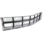 GRILLE LOWER CENTER (BUMPER GRILLE) MATTE-DARK GRAY W/CHROME MOULDING — photo 3