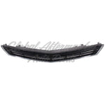 GRILLE LOWER CENTER (BUMPER GRILLE) MATTE-DARK GRAY W/CHROME MOULDING — photo 4