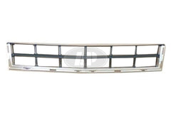 GRILLE LOWER CENTER (BUMPER GRILLE) MATTE-DARK GRAY W/CHROME MOULDING