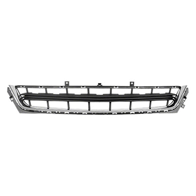 GRILLE LOWER MATTE DARK GRAY W/CHROME MOLDING LS/LT MODEL