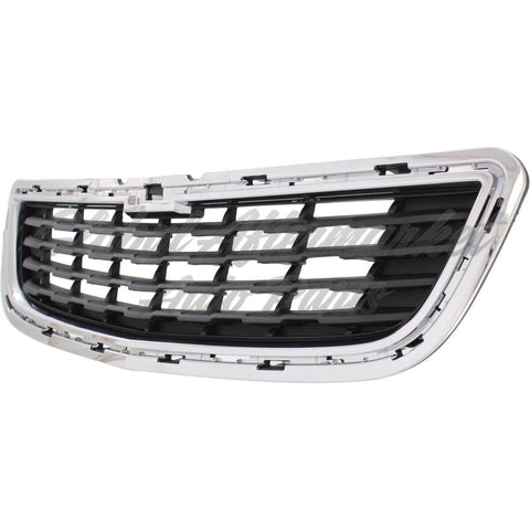 GRILLE LOWER BLACK BARS W/CHROME FRAME MEXICO BUILT