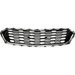 GRILLE LOWER CENTER BLACK W/CHROME MOULDING W/O RS-PKG LS/LT/L MODELS — photo 2