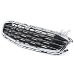 GRILLE LOWER CENTER MATTE BLACK W/CHROME BARS/CHROME SURROUND — photo 2