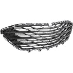 GRILLE LOWER FR LOWER BLACK W/INNER BLACK MOLDING W/O SENSOR — photo 2