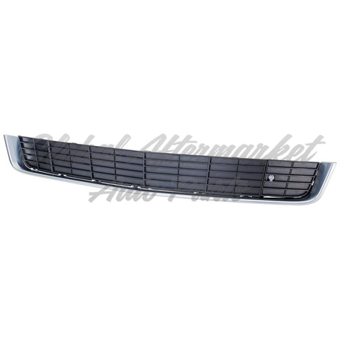 GRILLE LOWER FR W/SATIN CHROME OUTER MOLDING/UPPER CREST EMBLEM
