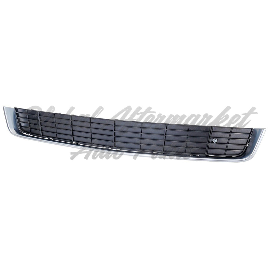 GRILLE LOWER FR W/SATIN CHROME OUTER MOLDING/UPPER CREST EMBLEM