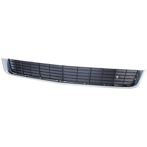 GRILLE LOWER FR W/SATIN CHROME OUTER MOLDING/UPPER CREST EMBLEM
