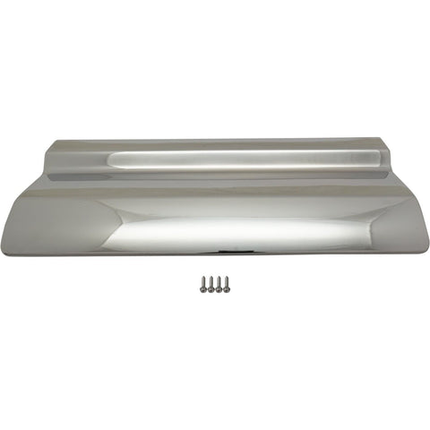 BUMPER TRIM FR CHROME MOUNTS IN SKID PLATE USE W/O LICENCE PLATE