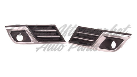 FOG LAMP BEZEL FR LH MATTE BLACK W/CHROME MOULDING/TRIM LTZ MODEL