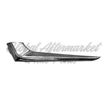 DAYTIME RUNNING LAMP TRIM LH LOWER CHROME FOR LED LAMP — photo 1