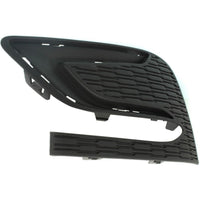 GRILLE LOWER LH TEXTURED BLACK W/O RS PKG
