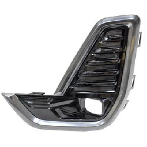 FOG LAMP BEZEL FR LH GLOSS BLACK W/SATIN CHROME