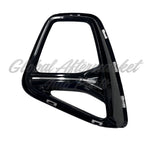 HEAD LAMP BEZEL LH PTD BLACK W/CHROME MOLDING — photo 3