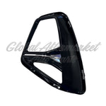 HEAD LAMP BEZEL LH PTD BLACK W/CHROME MOLDING — photo 4