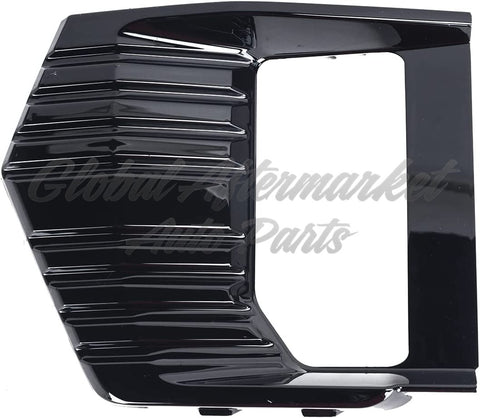FOG LAMP BEZEL FR LH PTD BLACK W/O MOLDING EXCLUDE AT4