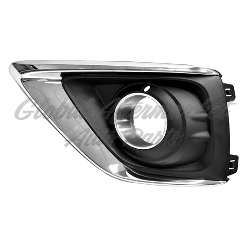 FOG LAMP BEZEL LH BLACK W/CHROME MOLDINGS