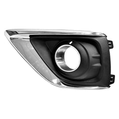 FOG LAMP BEZEL LH BLACK W/CHROME MOLDINGS