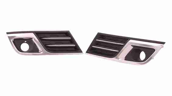 FOG LAMP BEZEL FR RH MATTE BLACK W/CHROME MOULDING/TRIM LTZ MODEL